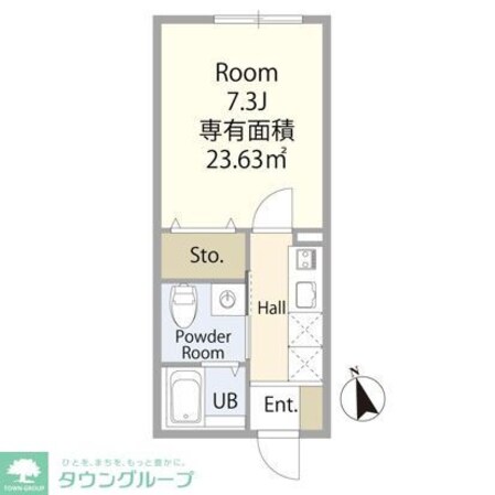 クレスト東村山の物件間取画像